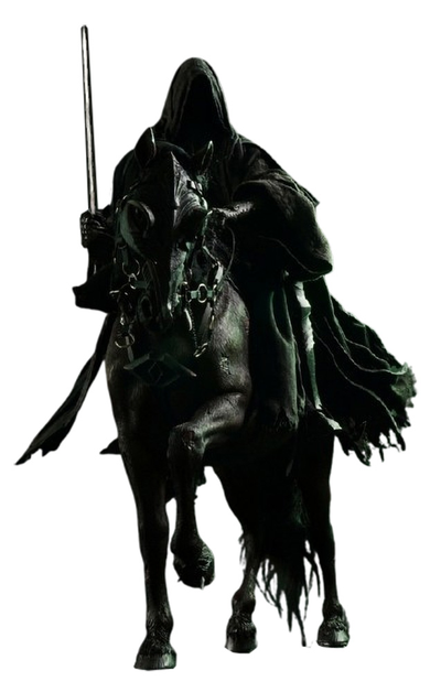 Назгул на коне (Властелин Колец, Lord of the Rings)  - Коллекционная фигурка 1/6 THE LORD OF THE RINGS: THE FELLOWSHIP OF THE RING - Ringwraith Premium Edition (Ag-A013D1) - INART