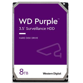 Жесткий диск HDD 8000 Gb Western Digital  WD84PURZ , 3.5", 128Mb, SATA III, Purple