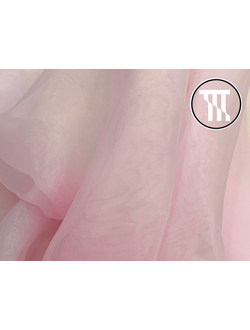Органза матовая, цв. Нежно-розовый (холодный) (1.53)