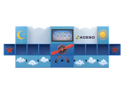 Профессиональный комплекс логопеда лого самолет