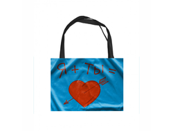 Сумка-шоппер для влюбленных, на 14 февраля №2