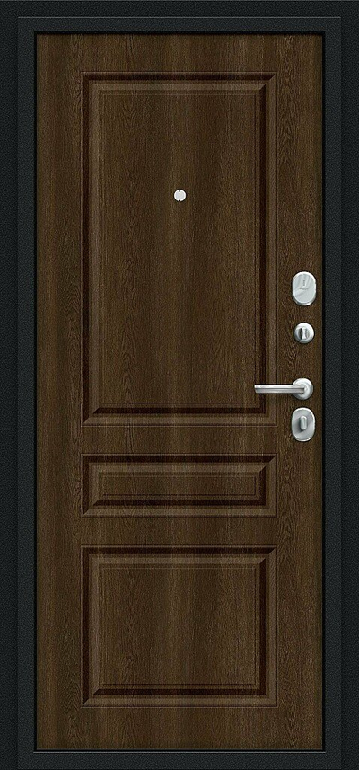 Дверь Входная  "Пик" Dark Barnwood/Букле черное