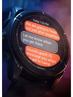 Часы Garmin Fenix 8 Pro — 51 мм MicroLED Sapphire Carbon Gray DLC Titanium Black / Pebble Gray