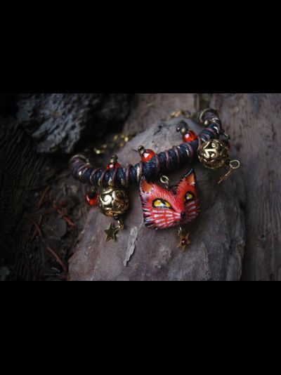 "Шатёр Царевны Лисички", яркий браслет в стиле фэнтези