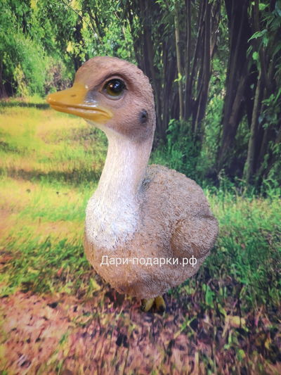 Садовая фигура Гусёнок 20*18см   0,4кг   полистоун Россия 849//012657