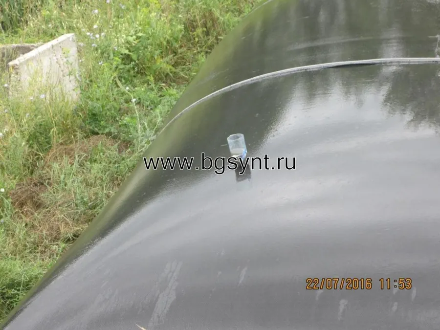 Очистка и обезвоживание донных илов пруда рыболовного хозяйства в геотубах МИАТУБА