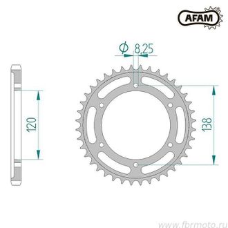 10602-40 Звезда ведомая #525 VFR400/750 AFAM 10602-40