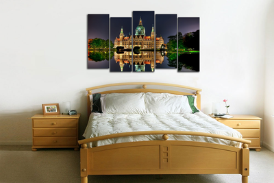 Модульная картина "Нью сити холл"