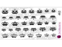 Слайдер дизайн 463 - Короны ч/б