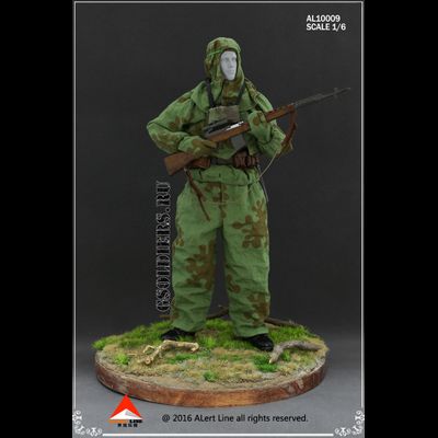 Советский снайпер с СВТ-40 - коллекционная фигурка 1/6 WWII The Soviets sniper suit AL10009 - Alert Line