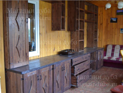 Кухня деревянная