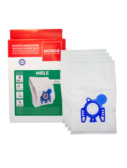 Мешки для пылесоса Miele GN, 4 шт, с фильтрами, из микрофибры