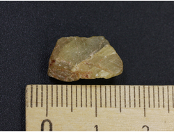 Корунд, желтый сапфир, кристалл, Мадагаскар (16*9*6 мм, 2 г) №24731