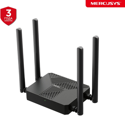 Wi-Fi роутер Mercusys MR62X Черный