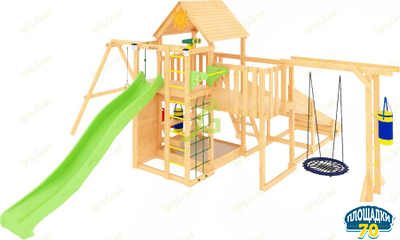 Детская площадка IgraGrad Крафт Pro 2 с зимней горкой Томск