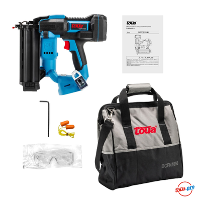 Аккумуляторный отделочный пистолет Toua DCFN1850