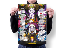 Календарь настенный Андертейл, Undertale №10