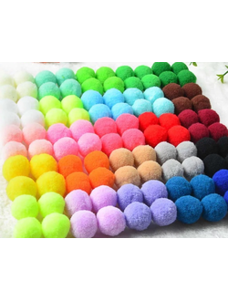 Помпоны декоративные