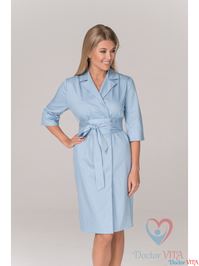 ПЛАТЬЕ медицинское Dr.Super "Spring" голубое