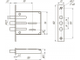 Замок врезной МЕТТЭМ ЗВ8 802.0.0 сувальдный