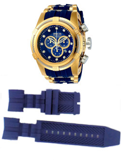 Ремешок для часов Invicta Bolt Zeus Синий