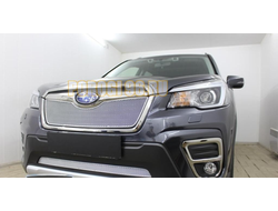 Защита радиатора Subaru Forester V 2018- chrome низ PREMIUM