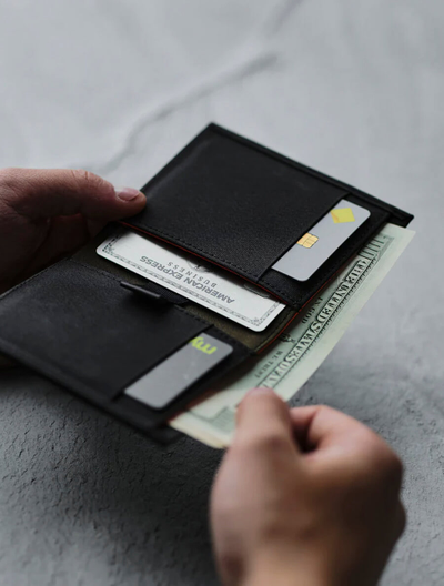 Кошелек Alpaka Ark Bifold Cash Wallet Axoflux 300D Black фото 6