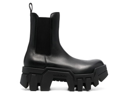 Balenciaga Bulldozer Platform Chelsea Black