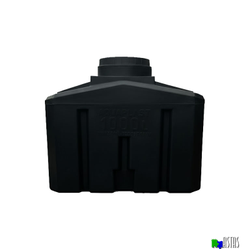 Емкость 1000 литров прямоугольная горизонтальная черная