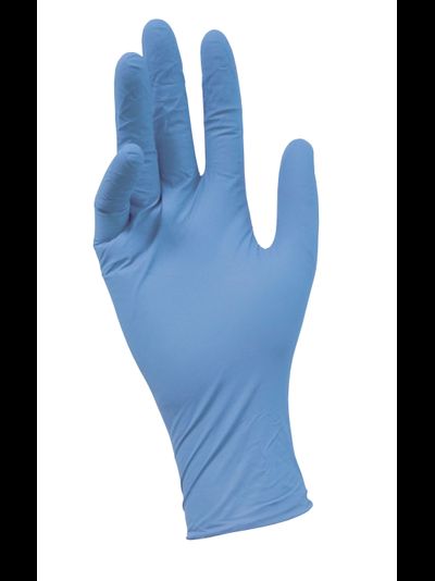 Перчатки нитриловые S (синие) (100 шт.)