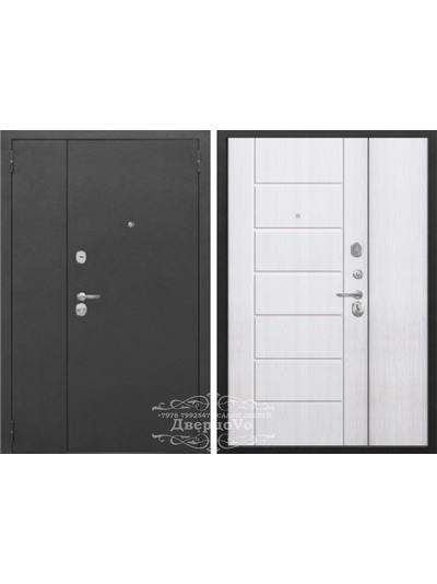 1200*2050 мм. ЙОШКАР-ОЛА (РОССИЯ). ФЕРРОНИ. ГАРДА 75 мм  СЕРЕБРО/ БЕЛЫЙ ЯСЕНЬ