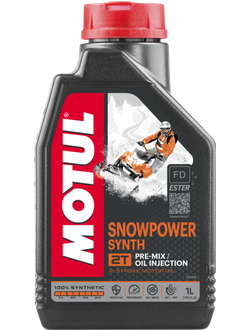 Масло моторное для 2-x тактных двигателей Motul 2T SNOWPOWER SYNTH 2T TC/FD - 1 Л (108209)