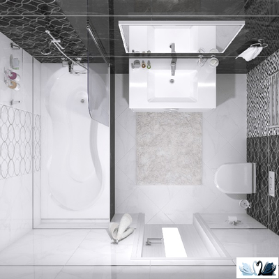 Плитка настенная Laparet Crystal черный 30 х 60 см