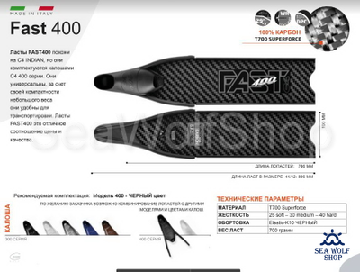 Лопасти C4 Carbon T700 FAST Soft 25