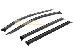 Дефлекторы окон AutoFlex, литьевой ПММА для Renault Duster 2011-2015 2015-