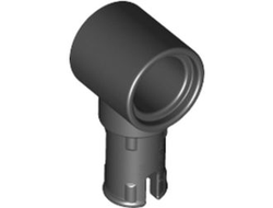 Technic, Pin with Friction Ridges and Pin Hole, Black (15100 / 6073231 / 6282140)