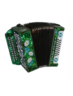 Тульская  Гармонь 301М (Зеленая)