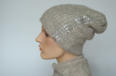 Vizio шапка Италия 1000 CL бежевая