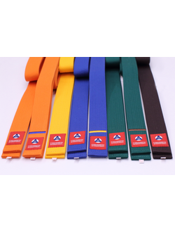 APIKA пояс для каратэ с вышивкой KYOKUSHINKAN