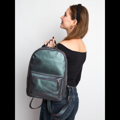 Женский кожаный рюкзак Albiate Premium northern lights 
(арт. 3103-57)