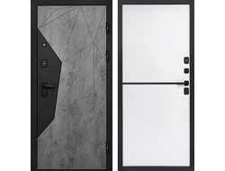 Дверь Авангард бетон с панелью НЕО