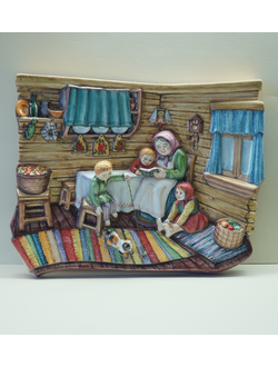 У бабушки (панно)