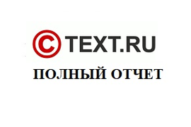 Text.ru (Текст ру). Полный отчет. Проверка текста на уникальность. Без очереди