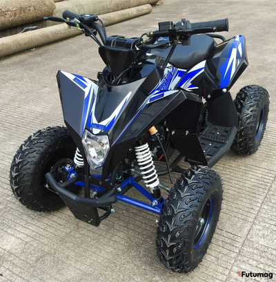 Детский квадроцикл Motax GEKKON 90cc Бензиновый Черно-синий