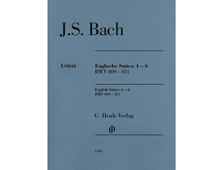 Bach, J.S. Englische Suiten №4-6 BWV809-811: für Klavier (ohne Fingersatz)