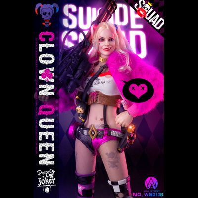 Харли Квинн (делюкс версия) - Коллекционная ФИГУРКА 1/6 Clown Queen deluxe edition (WS010-B) - War Story
