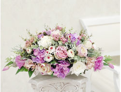 Оригинальная Композиция из искусственных цветов - Амель № УНС003 - купить в Москве