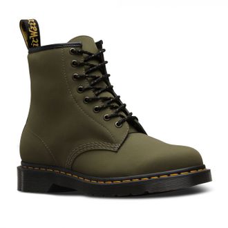 Ботинки Dr. Martens 1460 Broder хаки женские