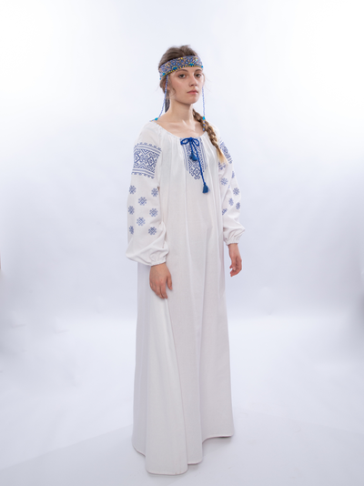 Платье-рубашка "Купальские Узоры"