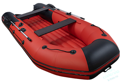 Лодка ПВХ Мастер Лодок Таймень NX3800НДНД Pro Красный / Чёрный